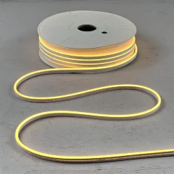 Односторонний Гибкий Неон 8х16мм Тепло-Белый 12В, IP65