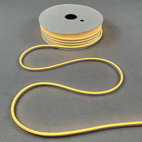 Односторонний Гибкий Неон 8х16мм Тепло-Белый 12В, IP65. Фото 2.