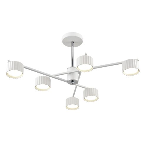 Люстра на штанге «LUMION» 8241/6C, серия: KARINA (крепление на планке). Фото 2.