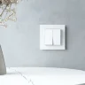 Рамка из стекла на 1 пост Senso белый soft-touch W0013101 - фото 5