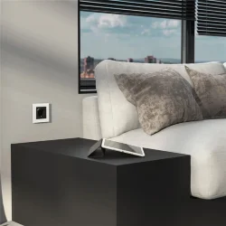 Рамка из стекла на 1 пост Senso белый soft-touch W0013101