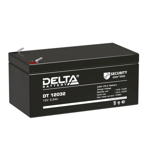 Аккумулятор ОПС 12В 3.3А.ч DT 12032 Delta 4614010040005 - фото