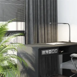 Розетка с заземлением, шторками и USB тип A+C (серебряный матовый) W1171765