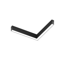Линейный угловой светильник-коннектор SMART LINEAR ZigBee, 18 Вт, 2700–6500K, 120°, Ra90, 100–265VAC, алюминий, черный, Denkirs DK8314-BK