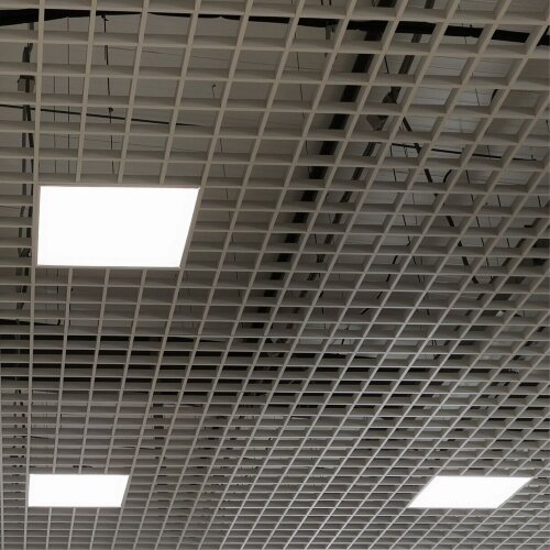 ULP-6060 40W-4000К IP40 GRILYATO WHITE Светильник светодиодный потолочный встраиваемый, Белый свет 4000K, 4600Лм, 588X588x40мм, Корпус белый, В комплекте с и-п. - фото 7