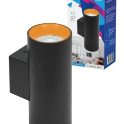 Светильник светодиодный FixtGU10_003Black под 2 лампы GU10 накладной черн. КОСМОС KFixtGU10_003Black