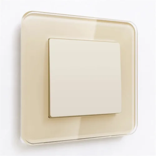 Выключатель одноклавишный (айвори матовый) W1110062 - фото 2