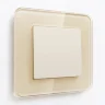 Выключатель одноклавишный (айвори матовый) W1110062 - фото 2