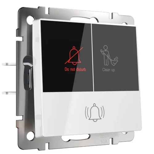 Кнопка звонка с индикацией для отелей (белый) W1114601 - фото