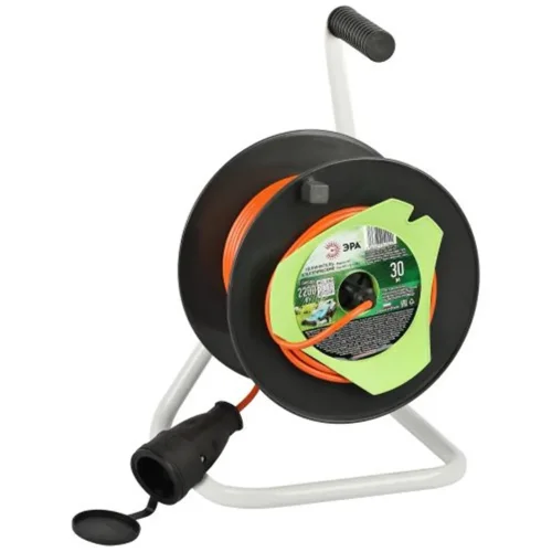 Удлинитель на катушке 1х30м без заземл. RP-1-2x1-30m ПВС 2x1 Эра Б0059770 - фото