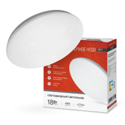 Светильник светодиодный серии DECO НОЧНОЕ НЕБО 18Вт 230В 4000К 1620Лм 260х55мм IN HOME