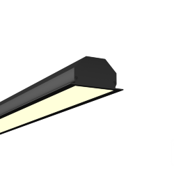 Линейный светильник LINE4932П БЕЗ БП (RAL9005/500mm/LT70 — 3K/17W)