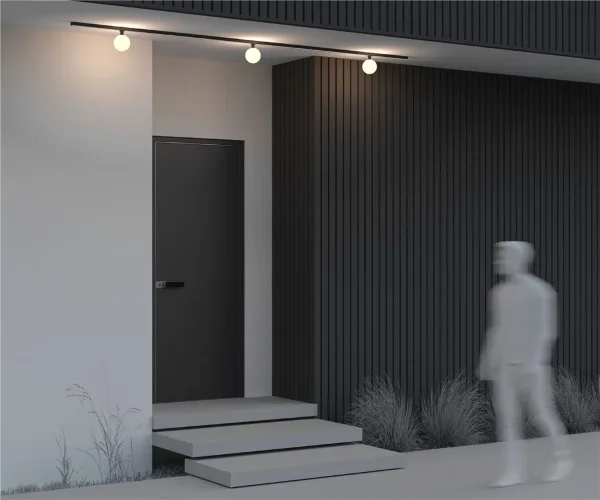 Уличный трековый светильник Luna Elasity IP 3000К 9Вт 120° черный (Черный) - фото 7