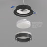 DK2100-BK Встраиваемый светильник NIKO, IP 20, до 15 Вт, GX53, LED, черный, акрил, алюминий. Фото 3