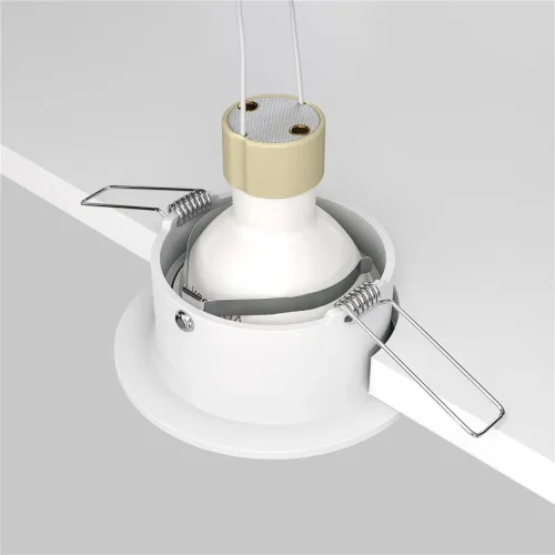 Встраиваемый светильник Изящность / Slim 1*GU10 10 Вт (Белый) DL027-2-01W - фото 13