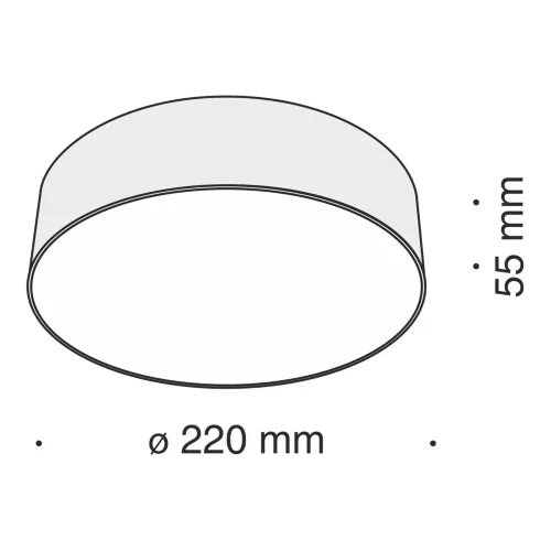 Потолочный светильник Зон / Zon 26 Вт 4000 К 120° (Белый) C032CL-L32W4K - фото 5