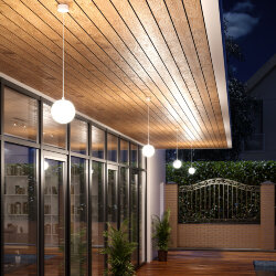 Светильник садово-парковый Sfera H 35158/H белый (061033)