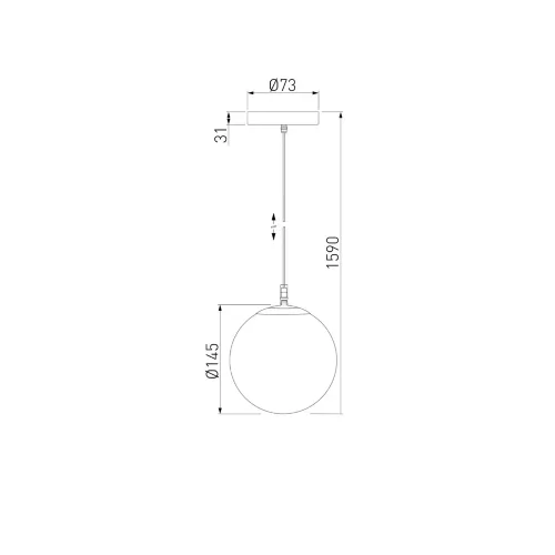 Светильник садово-парковый Sfera H 35158/H белый - фото 3