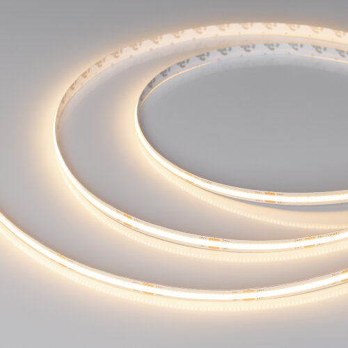 Светодиодная лента COB-X480-8mm 24V Warm3000 (10 W/m, IP20, 20m PRO REEL) (Arlight) - фото 1