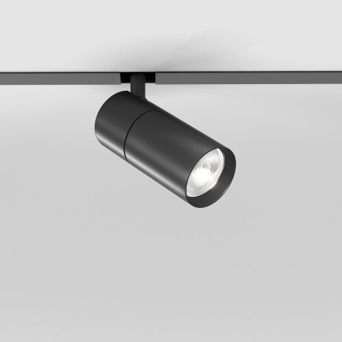 Трековый светильник Slim Magnetic R01 6W 4200K черный - фото 1