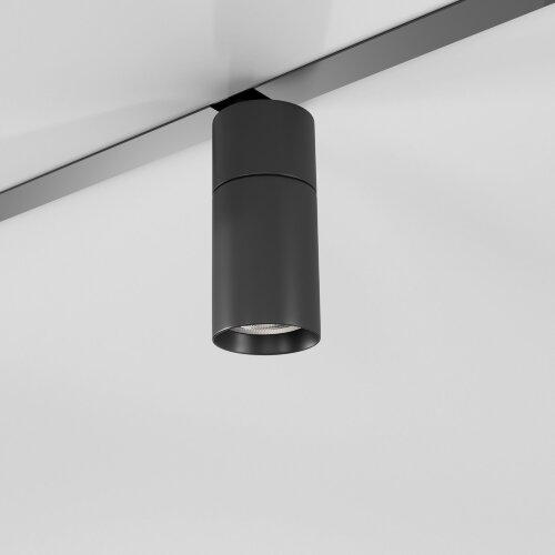 Slim Magnetic Трековый поворотный светильник R01 6W 4200K черный - Фото 2