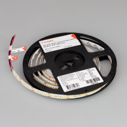 Светодиодная лента RT-А240-10mm 24V Warm3500 (22 W/m, IP20, 2835, 5m) (Arlight, высок.эфф.150 лм/Вт) 038744