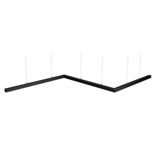 Светильник WOLTA PRO КОНТУР ЗИГЗАГ ДСО03-108-702-5К-Ч Матовый - фото 3.