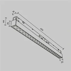 Трековый светильник Точки / Points Exility 2700K 24Вт 36° (Черный) TR031-2-24W2.7K-B
