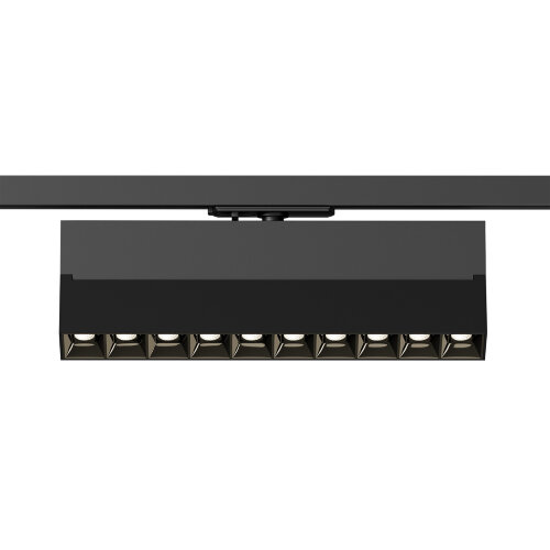 DK6636-BK Поворотный однофазный трековый светильник EDDER со светодиодом L271mm 220V 20W 30° 3000K IP20 черный алюминий. Фото 3