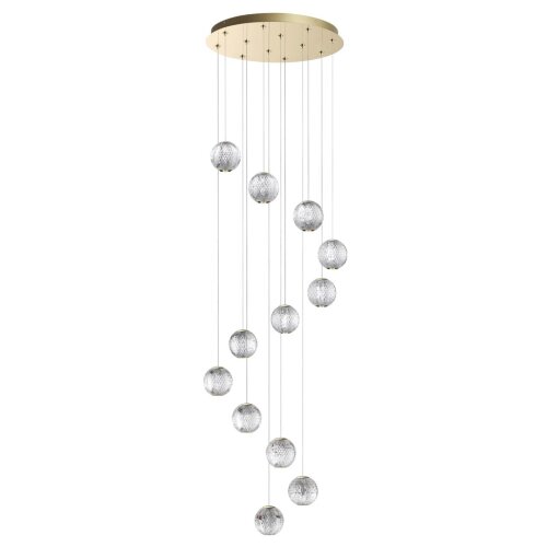 Люстра каскадная «ODEON LIGHT» 5008/56L, серия: CRYSTAL (крепление на планке). Фото 2.