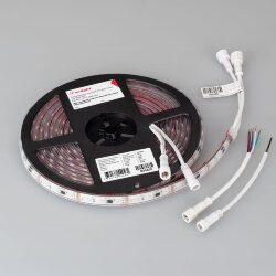 Светодиодная лента герметичная DMX-PS-B60-12mm 12V RGB-PX3 (14 W/m, IP67, 5060, 5m) (Arlight)
