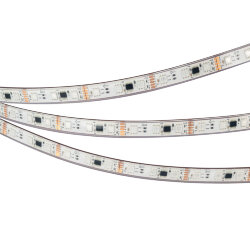 Светодиодная лента герметичная DMX-PS-В60-12mm 12V RGB-РХ3 (14 W/m, IP67, 5060, 5m) (Arlight) 039605