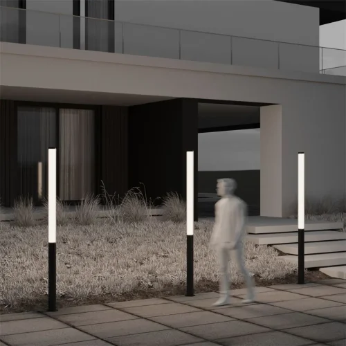 Садово-парковый светильник Ster 3000К 100Вт IP 65 (Черный) - фото 2