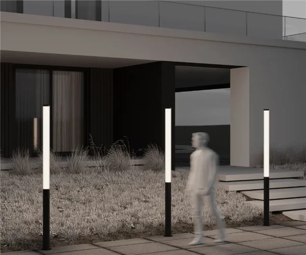 Садово-парковый светильник Ster 3000К 100Вт IP 65 (Черный) - фото 7