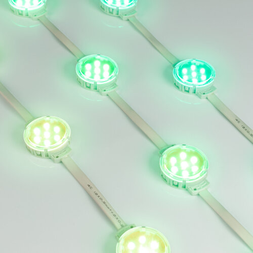 Модуль управляемый SPI-F7-D50 24V RGB-RAM-Auto (1.25W, IP68, 120 deg) (Arlight, Пластик, 3 года) - фото 5