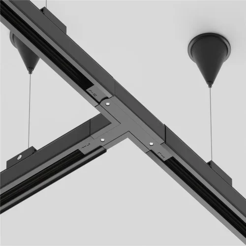 Коннектор Т-образный левый Trinity черный (Черный) - фото 3