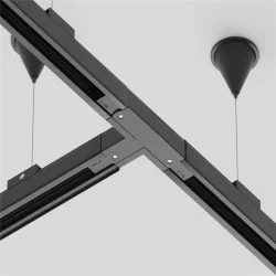Коннектор Т-образный левый Trinity черный (Черный) TRA005CT-31B-L