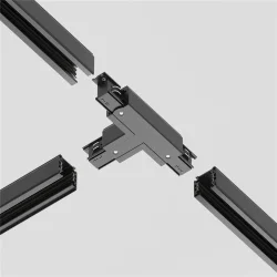 Коннектор Т-образный левый Trinity черный (Черный) TRA005CT-31B-L