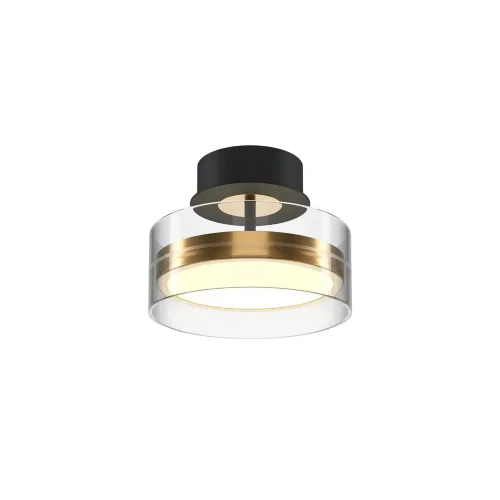 Потолочный светильник Dress code 3000К 18Вт (Черный и Латунь) - фото