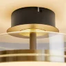 Потолочный светильник Dress code 3000К 18Вт (Черный и Латунь) - фото 2