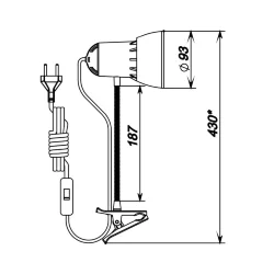 Надежда-ПШ НДБ37-40-017 (220В, 40Вт, ЛОН/LED Е27, на гибкой стойке), трава