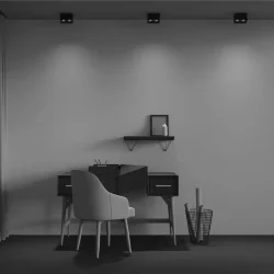 Потолочный светильник Alfa LED 4000K 2x12W 45° (Черный)