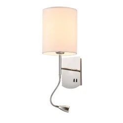 Настенный светильник (бра) Бергамо / Bergamo E27х1 (Хром) MOD617WL-01CH