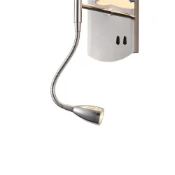 Настенный светильник (бра) Бергамо / Bergamo E27х1 (Хром) MOD617WL-01CH