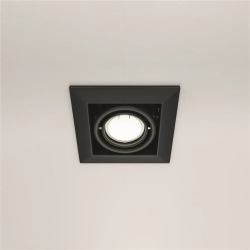Встраиваемый светильник Metal Modern GU10 1x10Вт (Черный) - фото 6