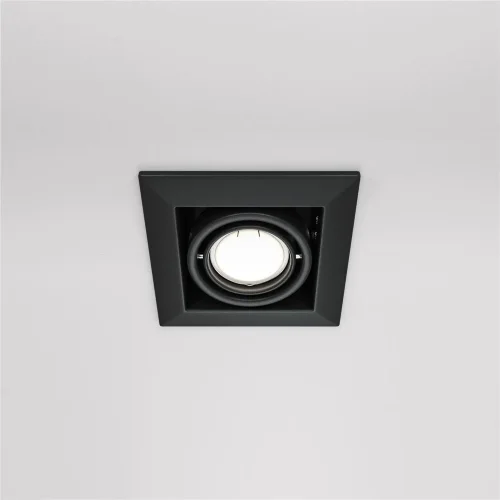 Встраиваемый светильник Metal Modern GU10 1x10Вт (Черный) - фото 14