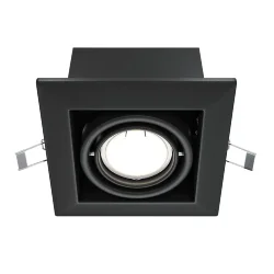 Встраиваемый светильник Металл Модерн / Metal Modern 1*GU10 10 Вт (Черный) DL008-2-01-B