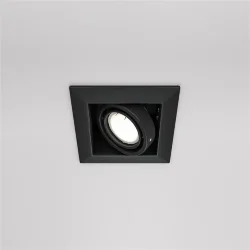 Встраиваемый светильник Металл Модерн / Metal Modern 1*GU10 10 Вт (Черный) DL008-2-01-B