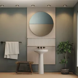 Встраиваемый светильник Hoop GX53 1x12Вт (Черный)