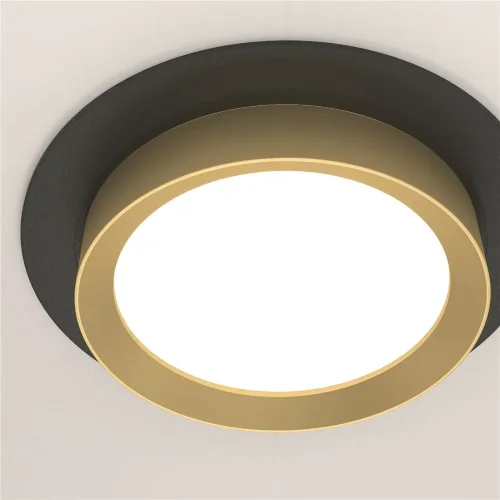 Встраиваемый светильник Hoop GX53 1x12Вт (Черный) - фото 5